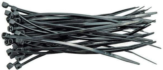 Vorel Δεματικά Καλωδίων Πλαστικά 200mmx2.5mm σε Μαύρο χρώμα (100τμχ) (73894)