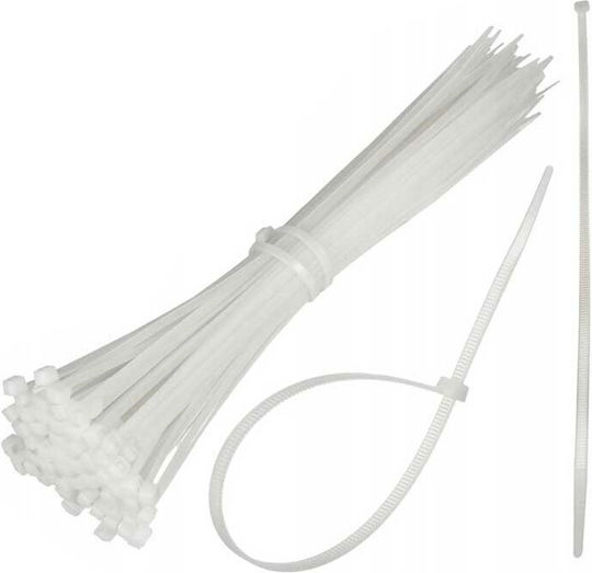 Plastic Band White 2,5 X 150mm 100pcs