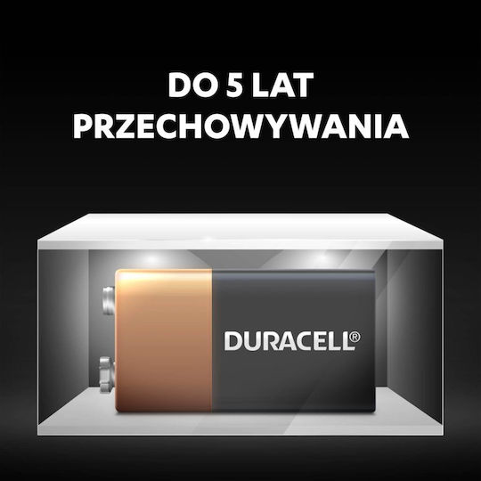 Duracell Plus Αλκαλική Μπαταρία 9V 1τμχ