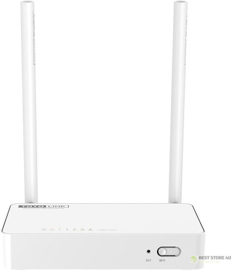 TotoLink N300RT v4 Ασύρματο Router Wi‑Fi 4 με 4 Θύρες