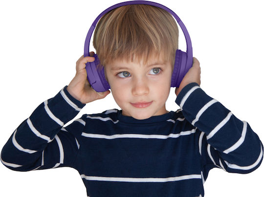 Belkin Soundform Mini Wireless / Wired Kids' On Ear Headphones With 3 Hours Playing Time Purple