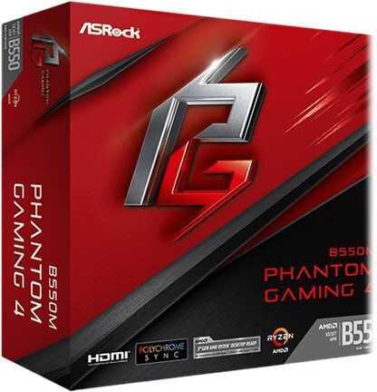 ASRock Placă de bază B550M Phantom Gaming 4 Micro ATX cu Socket