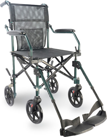 Medical Brace Wheelchair Folding Simple Type 46cm MB.W2050 Green