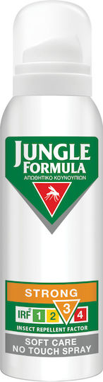 Jungle Formula Strong Soft Care No Touch Άοσμο Εντομοαπωθητικό Spray με Ισχυρή Δράση Κατάλληλο για Παιδιά 125ml