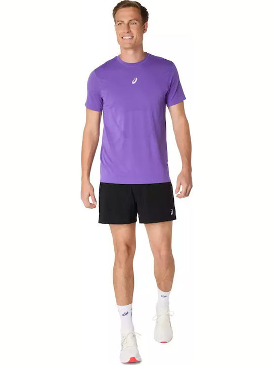Road Seamless Αθλητικό T-shirt Μωβ