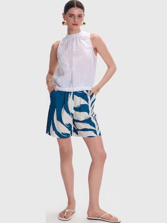 Women's Summer Blouse Cotton White