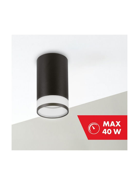 Maclean Energy Спот с Цокъл GU10 в Черен Цвят