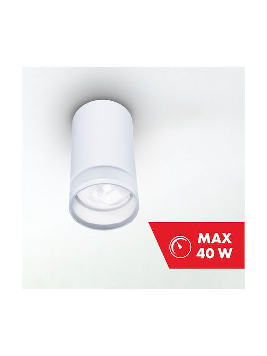 Maclean Energy Спот с Цокъл GU10 в Бял Цвят
