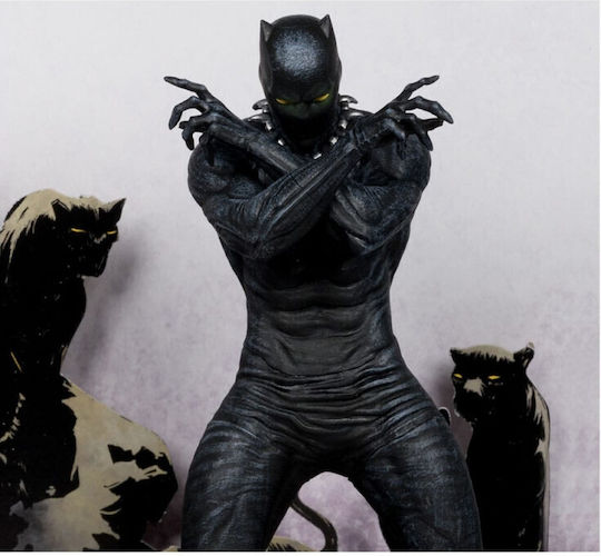 Marvel Collection Pvc Statue 1/10 Black Panther Marvel Knights 4 17cm