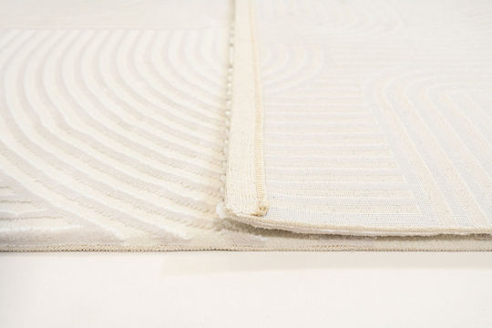 Ezzo Carolina E682b1w Rug Fireplace Rectangular Cream