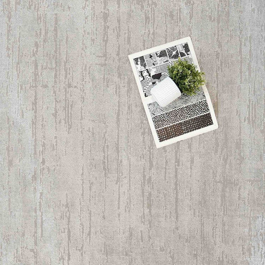 Ezzo Loreto A379ay9 Rug Fireplace Rectangular Light Grey