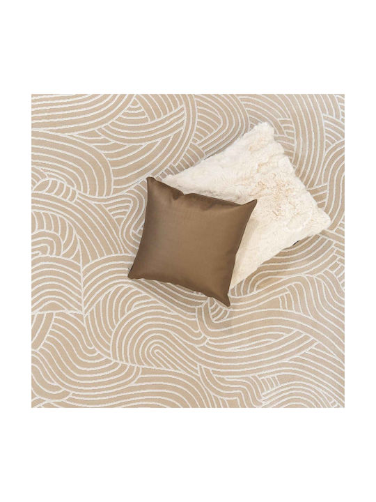 Ezzo Carolina E679a1w Teppich Kamin Rechteckig Synthetisch,Polyester/Cotton/Leather Beige