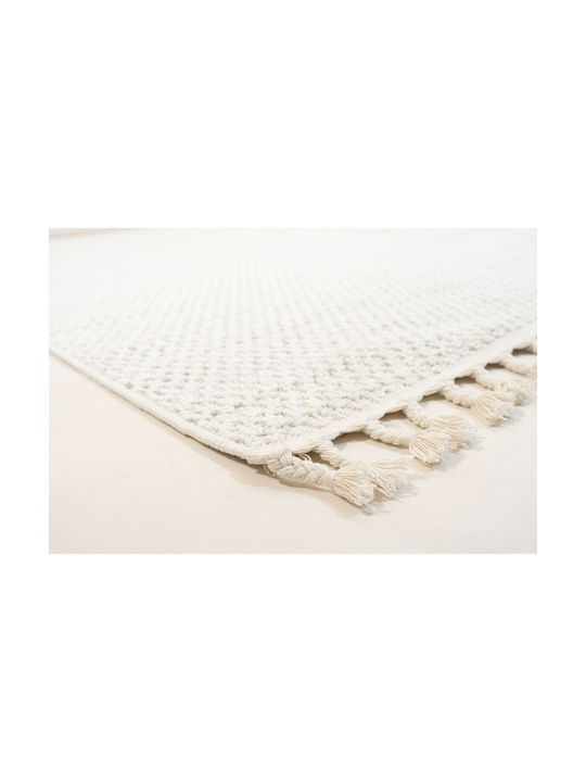 Ezzo Cottone E795a3u Χαλί Διάδρομος Cream 80x150cm