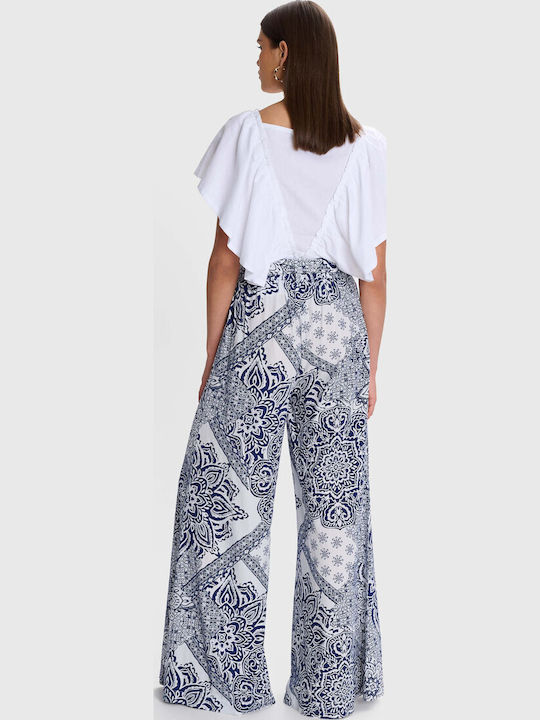 Damen Stoff Hose Multicolor