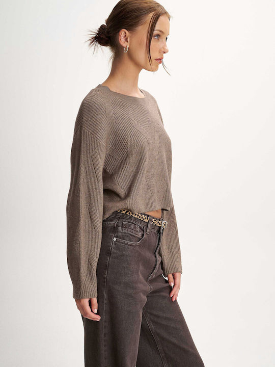 Women's Jean Trousers Brown