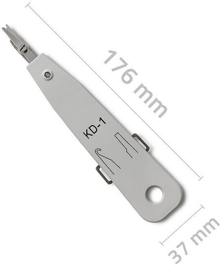 Qoltec Insertion Tool Krone Lsa Keystone Verschiedenes Netzwerkzubehör