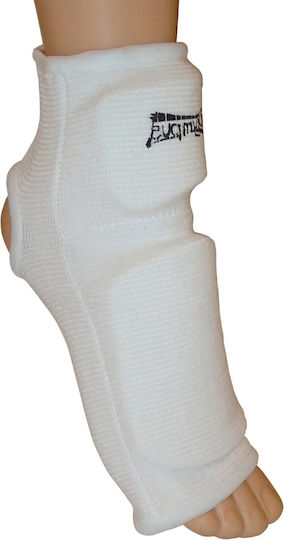 Olympus Sport Cotton Ankle Guards Adults White