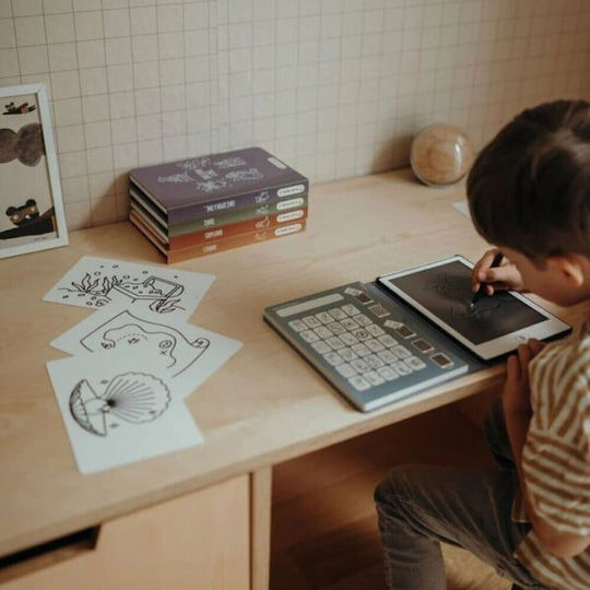 Kidywolf Kids Drawing Tablet LCD Screen 30 Cards Oceans & Pirates