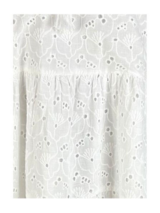 Καλοκαιρινό Midi Φόρεμα White/optic
