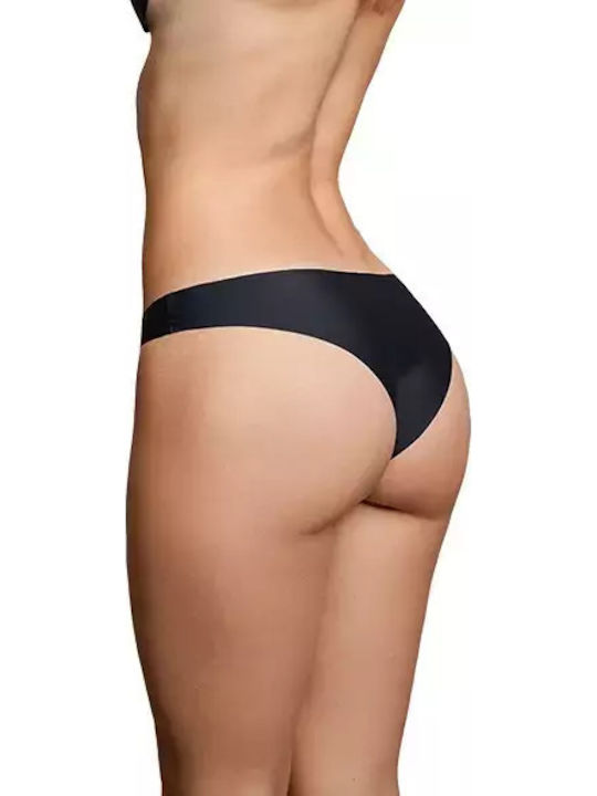 Γυναικείο Brazil χωρίς Ραφές Nude, Black