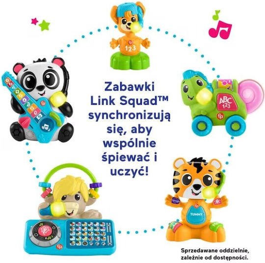 Fisher Price Окачена Играчка с Музика Link Полски за 9+ Месеца