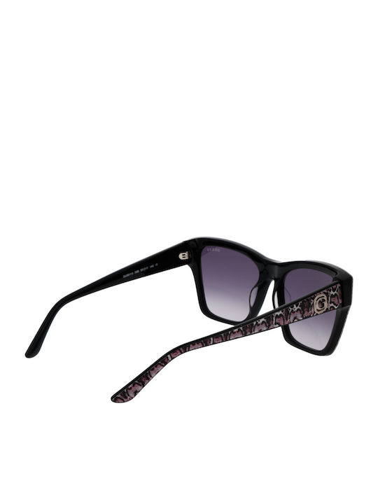 Guess Ochelari De Soare Pentru Femei Cu Ramă Neagră Din Plastic Și Lentile Gri Degrade GU00113 05B