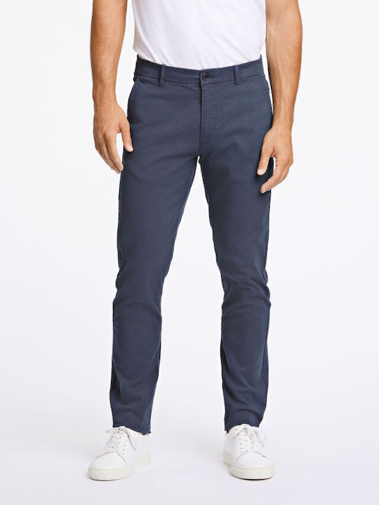 Trousers Chino in Slim Fit Blue