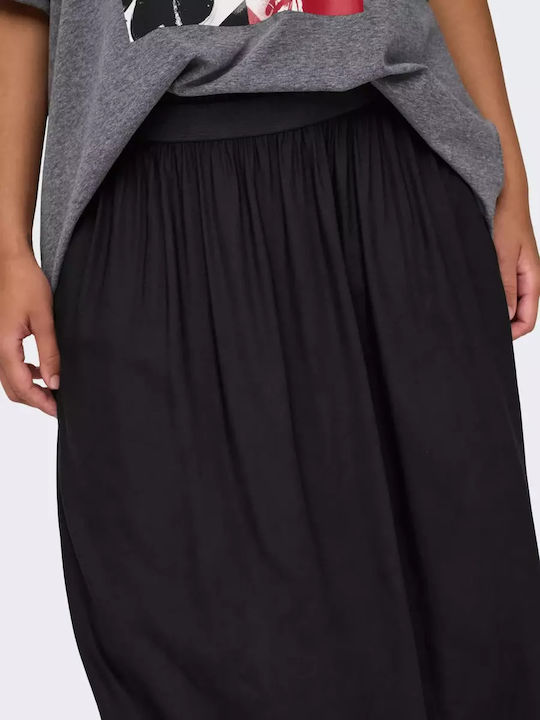 С висока талия Maxi Пола Black