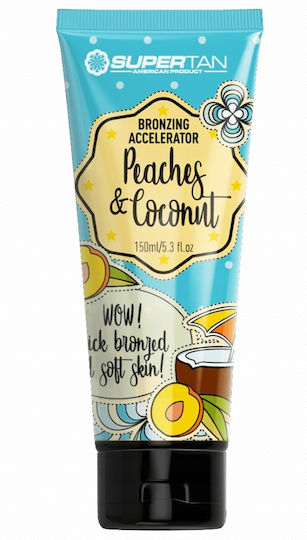Supertan Peaches & Coconut 1x Bronzer Accelerator 150ml + After Tan Balm 150ml