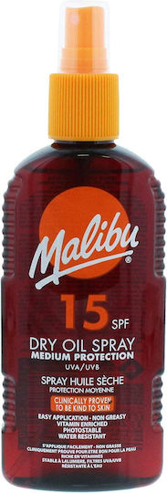 Malibu Tanning Oil Spf15 200ml + After Sun Gel 200ml