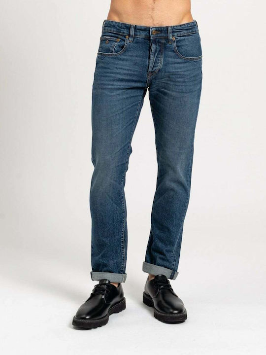 Hardy Men's Jeans Pants with Regular Straight Fit Blue