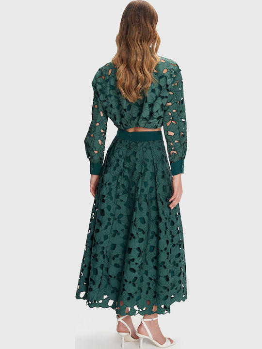 Maxi Fustă Verde