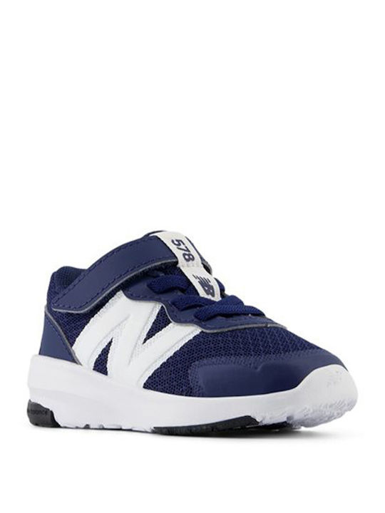 Kinder Sneakers mit Klettverschluss Marineblau