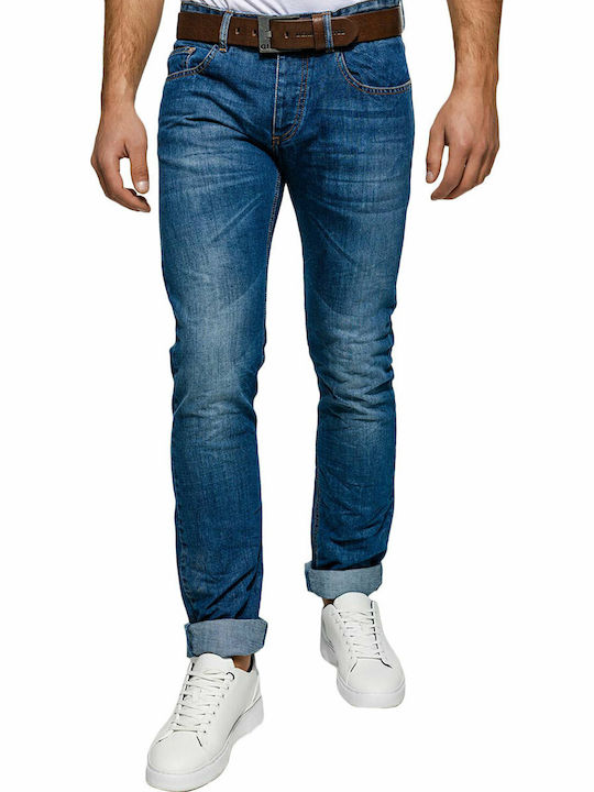 Martin Men's Jeans Pants with Regular Fit Blue