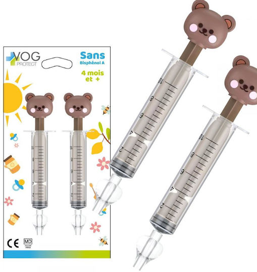 Vp Santé Bear Baby Nose Syringes Without Bisphenol A 4 Months Over Brown