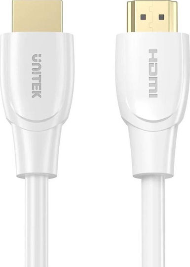 Unitek HDMI 2.0 Premium High Speed 4K 60Hz HDR Kabel HDMI-Stecker - HDMI-Stecker 1m Weiß