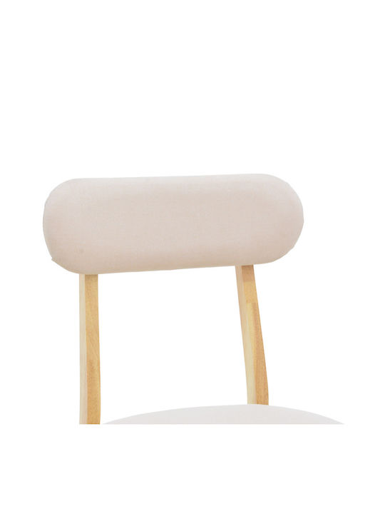 Gaborn Dining Room Wooden Chair Natural-beige 47x47x81.5cm