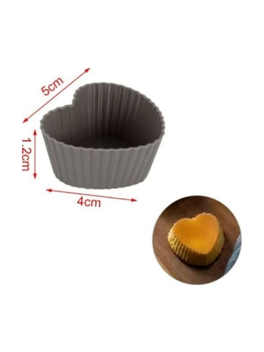 Silicone Chocolates Baking Pan 5x4x1.2cm 6pcs