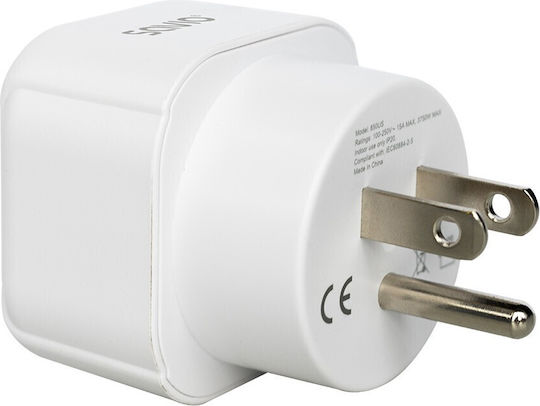 Savio France to US Plug Adapter