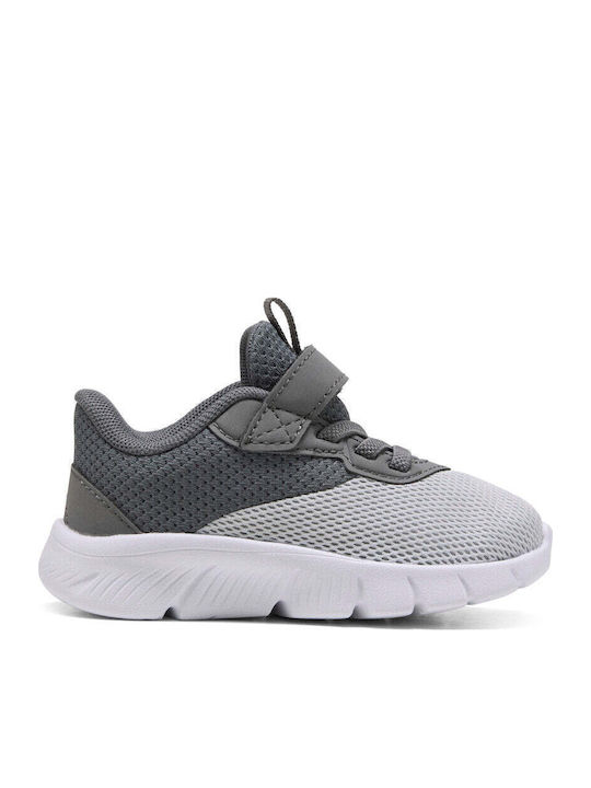 Flexfocus Kids Sneakers with Hoop & Loop Closure Gray