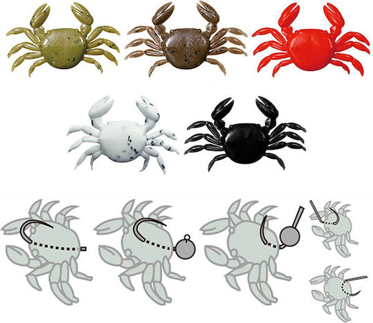 Силиконов Краб Marukyu Crab #7204 Лилав