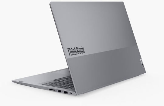Lenovo ThinkBook 16 G6 IRL 16" IPS FHD+ (i5-13420H/16GB/512GB SSD/W11 Pro) Арктическо сиво (US Клавиатура)