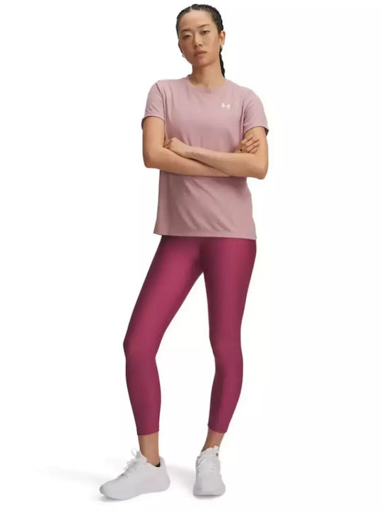 Women's Cropped Training Legging High Waisted Bordeaux