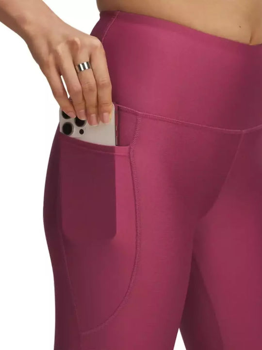 Women's Cropped Training Legging High Waisted Bordeaux