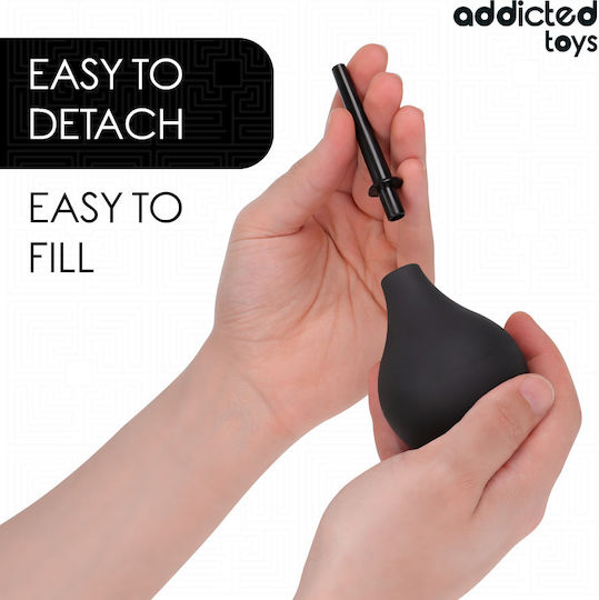 Addicted Toys Travel Πρωκτικό Ντους Small Μαύρο