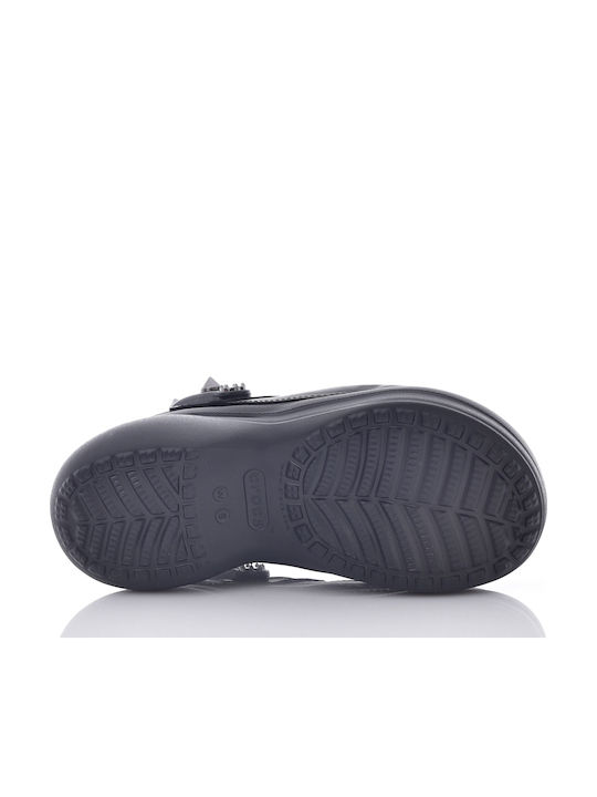 Crocs Bae Studded Femei Sabot Negre