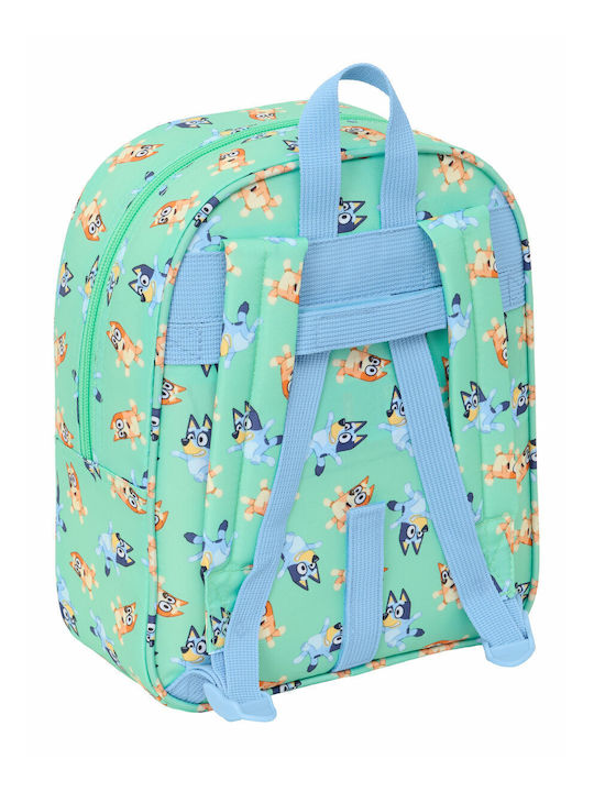 Bluey Ghiozdan Școlar Troler Grădiniță Verde 22 x 10 x 27 cm