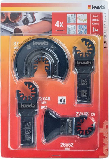 Σετ Εξαρτημάτων Multitool 4 Τεμ 49708800 Einhell
