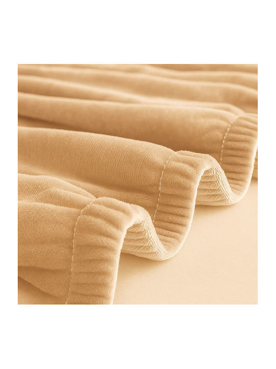Ruhhy Waterproof Elastic Cover for Corner Sofa Beige 45x45cm 1pcs
