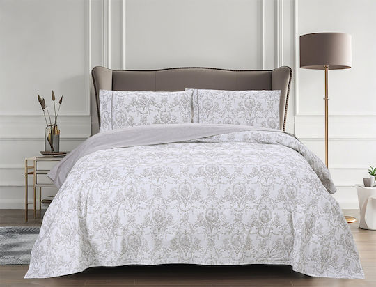 Liolios Home Set Queen 4pcs 245x270cm Chantal Beige Liolios Home Set Queen 4pcs 245x270cm Chantal Beige